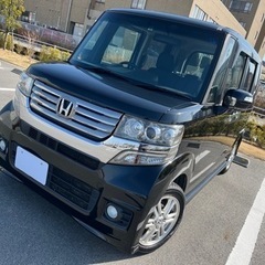 3月限定価格！タイヤ新品！車検長い！ホンダN-BOXカスタム！ス...