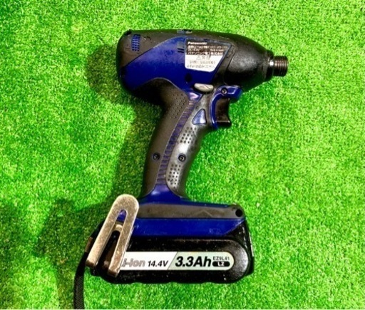 ♦️動作良好品♦️パナソニック/インパクトドライバーセット コードレス 14.4V EZ7543★大容量3.3Aバッテリー×2★検索用マキタ 日立