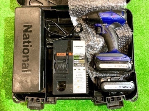 ♦️動作良好品♦️パナソニック/インパクトドライバーセット コードレス 14.4V EZ7543★大容量3.3Aバッテリー×2★検索用マキタ 日立