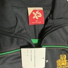 激レア　日本未発売　新品 デッドストック  EXACT-SCIENCE エグザクトサイエンス CHAMPION SOUND  トラック ジャケット ジャージ メンズ ブラック／グリーン Ｍの画像