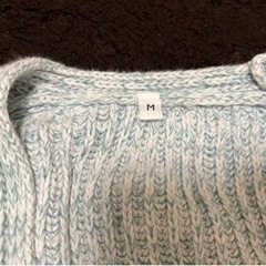 無印良品　セーター　水色の画像