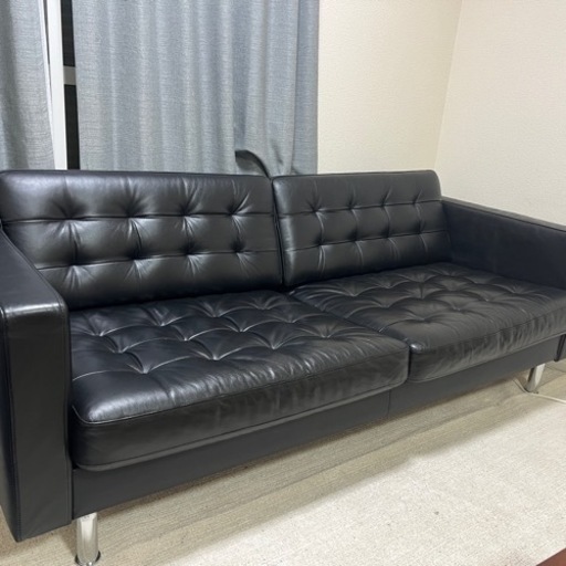 LANDSKRONA ランズクローナ 3人掛けソファ レザー ソファー 革張り イケア IKEA