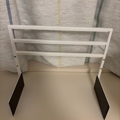 差し上げます！【tower マグネット伸縮洗濯機バスタオルハンガー】の画像