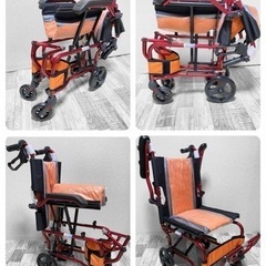 簡易車椅子 Nice Way4 ナイスウェイ4 軽量コンパクト ベルト付きの画像