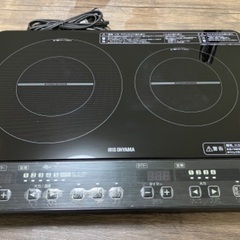 IHクッキングヒーター　アイリスオーヤマ脚付きの画像