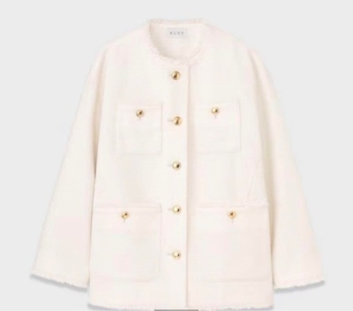 ⑧【美品】セレモニーにもカジュアルにもOK  ツイード ジャケット