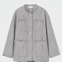 ⑨【新品･未使用】セレモニーにもカジュアルにもOK ツイード　ジャケット　