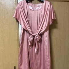 薄ピンクのドレス、サイズ38、結婚式、謝恩会、食事会等に