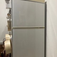 シャープ SHARP冷凍冷蔵庫 140L   SJ-14G-W作動品