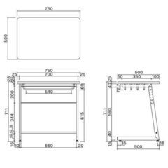 【美品・傷汚れほぼ無】　研修用・学習用机＜在庫2台＞の画像