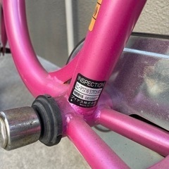 ミニーキッズ自転車16インチの画像