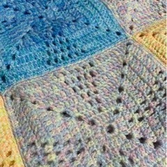 手編みのカバーの画像