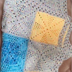 手編みのカバーの画像