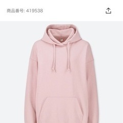 UNIQLO オーバーサイズパーカーの画像