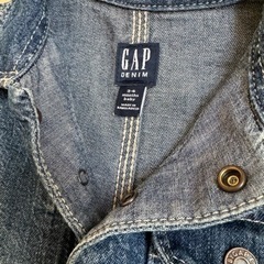 GAP デニム　ロンパースの画像