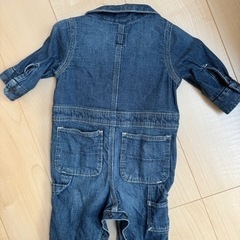 GAP デニム　ロンパースの画像
