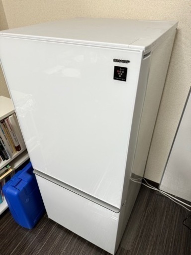 シャープノンフロン冷蔵庫　SJ-GD14C-W 2017年製