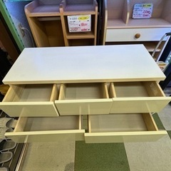 【リサイクルサービス八光】幅100　ホワイトワイド　チェストの画像