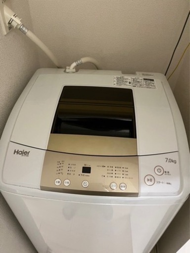 洗濯機 Haier JW-k70M【5,000円】