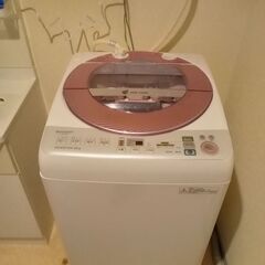 【直接引渡し可能な方限定】シャープ製　洗濯機（羅臼町役場環境生活...