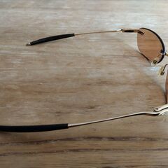 2004年 オークリー Why 8.0 磨かれた金 ゴールド　レンズ　 サングラス　ハードとソフトケースセット　Oakley sunglasses　polished goldの画像