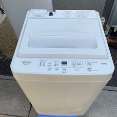 【値下げ！！】YAMADA 4.5kg洗濯機　YWM-T45H1 2021年製