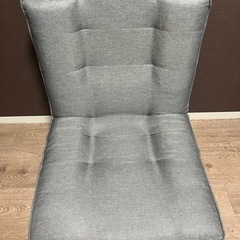 1人掛けソファー　グレー