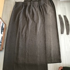 【決まりました‼︎】無印　遮光カーテン　ブラウン　長さ約138c...