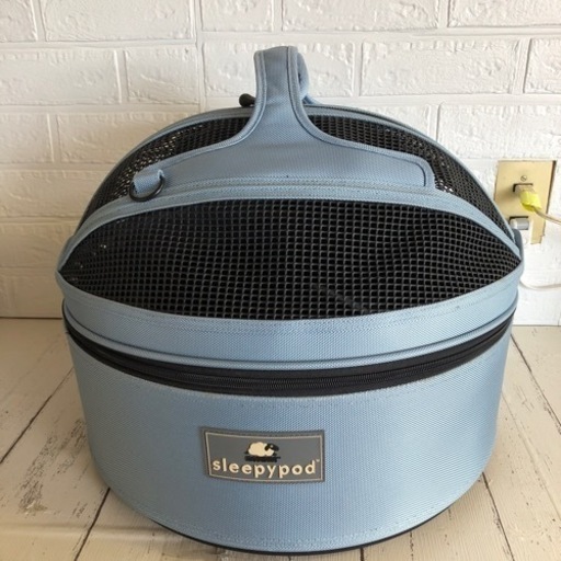 ★ラガーコーポレーション スリーピーポッド sleep pod スカイブルー ペット用 キャリーバッグ ドーム型 犬 猫