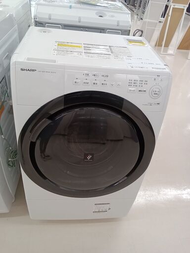 ★ジモティ割あり★ SHARP ドラム洗濯機 ES-S7G-WR ７Kg ２２年製 動作確認／クリーニング済み TC1800
