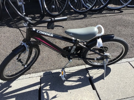 子供用18インチ整備済中古自転車　サドル・後輪タイヤ新品