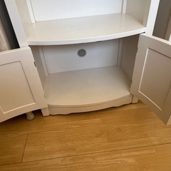 新品リリーホワイトリリージョン子供部屋収納フリル可愛いの画像