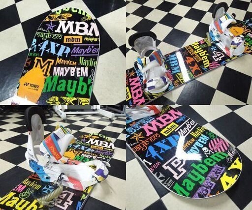 YONEX 4XP YONEX×MAYB'EMのコラボボード 146cm レディース向け バートン ESCAPADE バインディング付