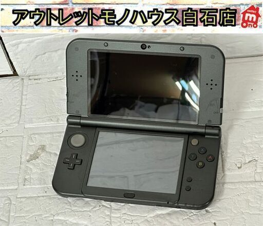 動作確認済 New NINTENDO 3DS LL RED-001 メタリックブラック 本体 初期化済 任天堂 ニンテンドー 現状品  札幌市白石区 白石店