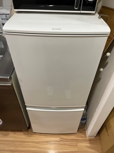 SHARP冷蔵庫　一人暮らし　SJ-D14B(91L)