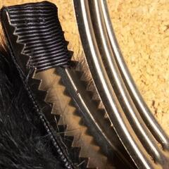 ヘアアクセ✨ファーブローチ付きクリップの画像