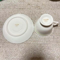 新品未使用　ハナエモリ　コーヒーカップ＆ソーサー　2客セットの画像