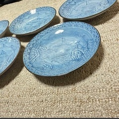 値下げ　新品未使用　肥前哲三郎窯　有田焼　小皿5枚　器5枚セットの画像
