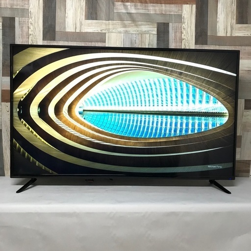 即日受渡❣️55型 4Kワイド液晶モニター　さまざまな入力端子搭載38500円