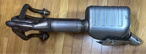 カワサキ純正 NINJA ZX-25R 4気筒マフラー　現車取り外し