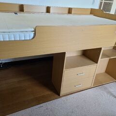 ニトリ ベッド 収納ボックス２つ付き ２月いっぱい限定の画像