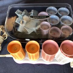 KOIZUMI コイズミ　ヘアカーラー×２セット（ブルー＆ピンク）カーラー大中１２個１０００円の画像