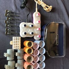 KOIZUMI コイズミ　ヘアカーラー×２セット（ブルー＆ピンク）カーラー大中１２個１０００円の画像