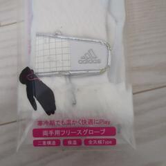未使用品adidas両手用フリースグローブ冬用サイズSの画像