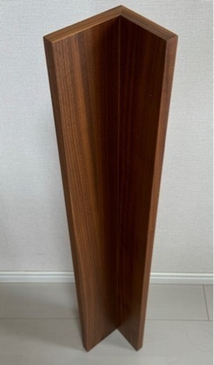 無印壁に付けられる家具棚 ウォールナット材突板　８８ｃｍ