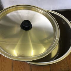 キャンプ用品&大きな煮込み鍋　純シュウ酸アルミ鍋(36㎝)②の画像