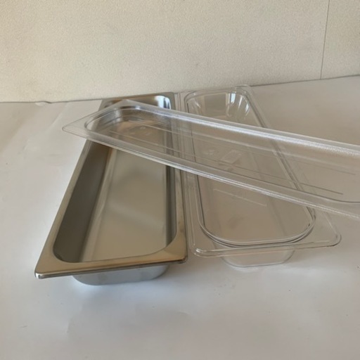 キャンブロ フードコンテナー 蓋付きプラスチック ステンレス 2セット