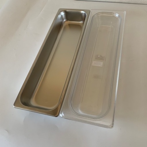 キャンブロ フードコンテナー 蓋付きプラスチック ステンレス 2セット キッチンツール 容器 業務用 レストラン 居酒屋 食堂