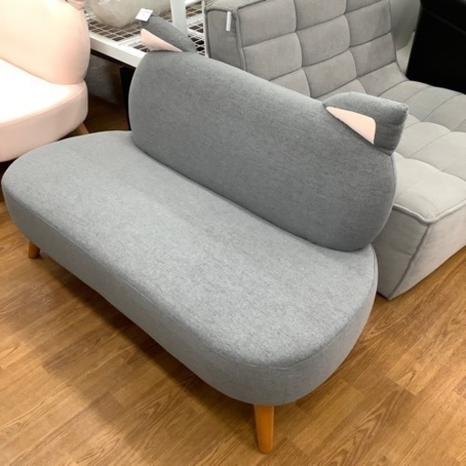 不二貿易 2人掛け猫ソファー【トレファク 川越店】