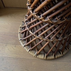 【2024.3いっぱい迄以降削除】ラタン スツール　椅子の画像